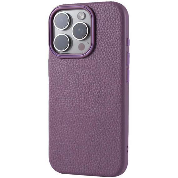 Чохол Syndee with MagSafe для Apple iPhone 13 Pro (6.1") Black / Black Sunset Purple