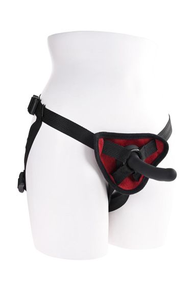 Страпон на ремнях Sportsheets Saffron женский, черный sexstyle