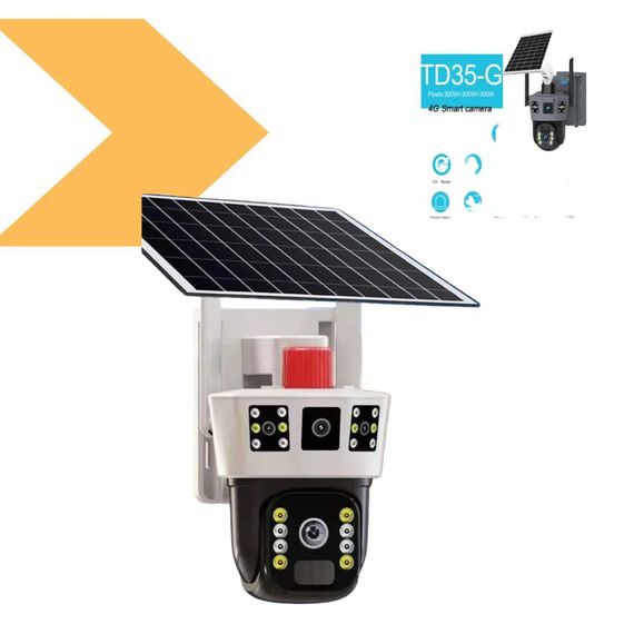 Камера відеоспостереження PTZ WiFi з сонячною панеллю XPRO TP34-4G/TD35 V380PRO (45047-16979_1980) | Зображення 1