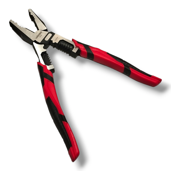 Плоскогубці 220мм універсальні зі знімачами ізоляції HAISSER (арт.41178) знімач ізоляції | Зображення 1