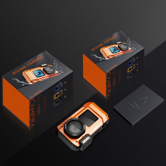 Водонепроницаемая цифровая камера D50 (IP68) Orange | Зображення 4