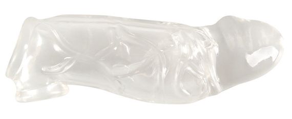Насадка на пеніс Crystal Clear Penis Sleeve wit Sex Aura | Зображення 1