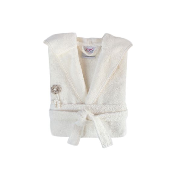 Халат Irya 9116 Туреччина L/XL  Махра Молочний