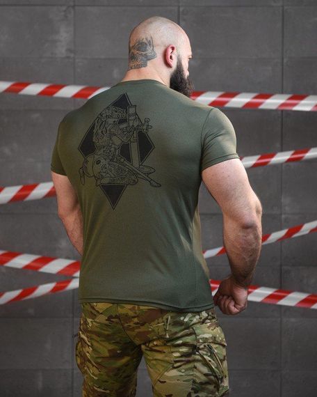 Тактична футболка потоотводящая SABUR МІНА ОЛИВА ВТ6562 | Зображення 2