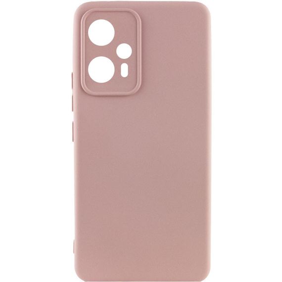 Чехол Silicone Cover Lakshmi Full Camera (A) для Xiaomi Poco F5 / Note 12 Turbo Розовый / Pink Sand