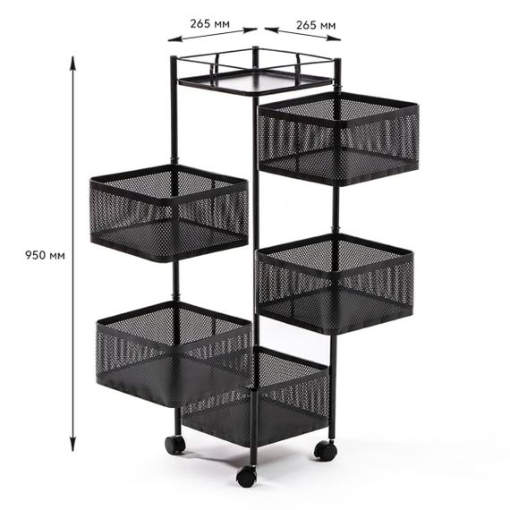 Етажерки мобільні | Зображення 2