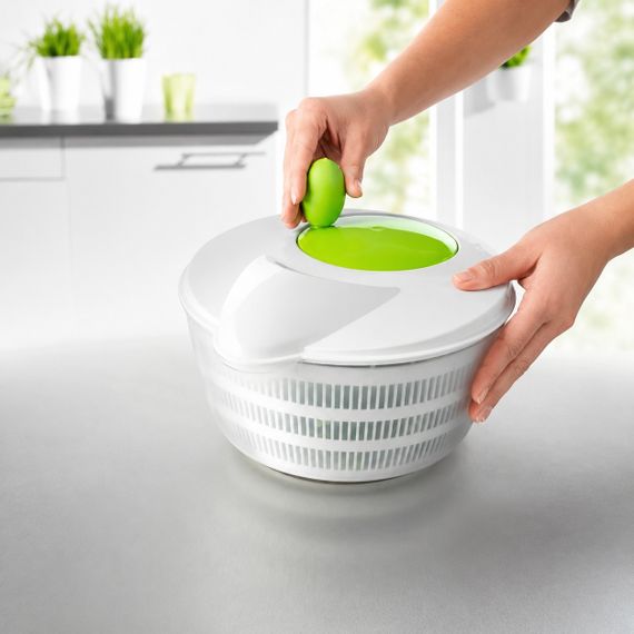 Мультирезка Gourmetmaxx 3 в 1 овощерезка с чашей и центрифугой для салата 9 предметов | Зображення 4