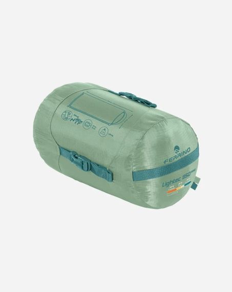 Спальний мішок Ferrino Lightec SSQ 950 +5°C Green Right (86652QVVD) | Зображення 1