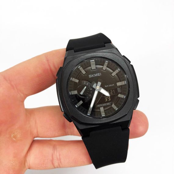 Годинник наручний SKMEI 2091BKGYBK, чорний | Зображення 6