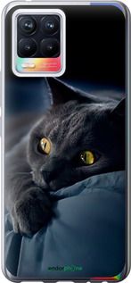 Чохол на Realme 8 Димчастий кіт "825u-2303-2448"
