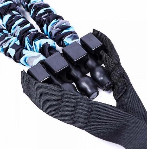 Эспандер LivePro PULL-UP AUXILIARY BELT черный, голубой Уни 6x12x40см LP8428 | Зображення 1