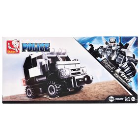 Детский конструктор Полицейская серия Police SLUBAN M38-B0635-6, 51 деталь