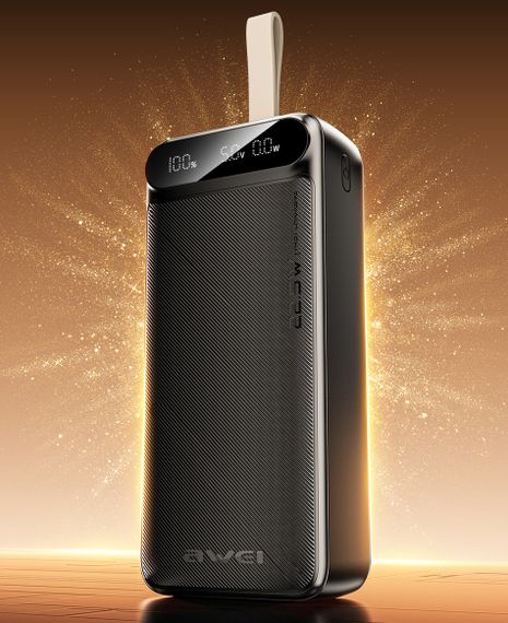 Мобильный аккумулятор (Power Bank) AWEI PA-13 50000 mAh 22.5W | Зображення 3
