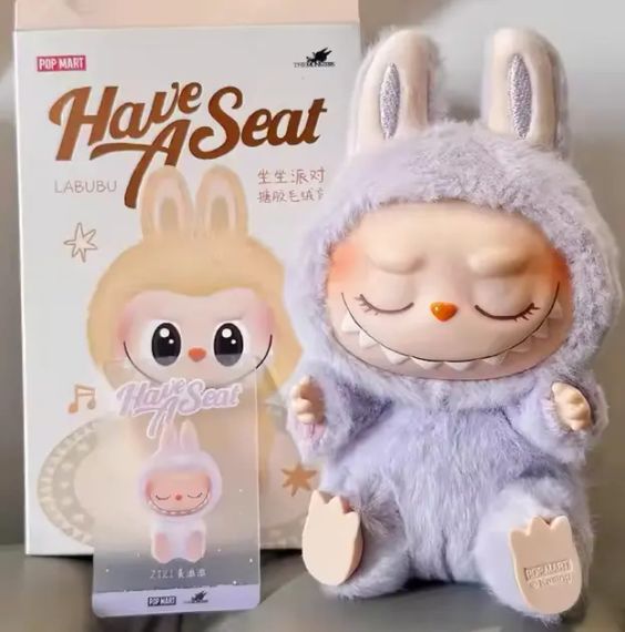 Сюрприз Брелок Labubu "Монстры" Pop Mart Лабубу трендовая плюшевая игрушка 15см | Зображення 3