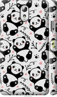 Чохол на Lenovo Vibe P1m Панди "4318m-154-2448"