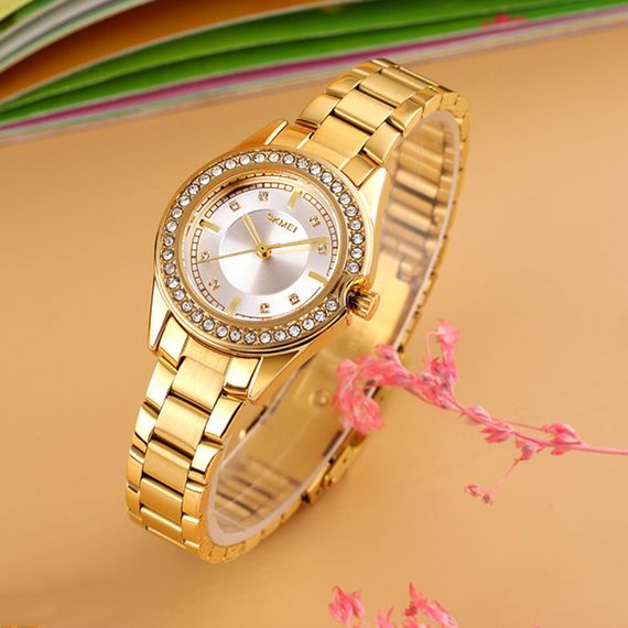 Жіночий годинник Skmei 1534GD Gold | Зображення 2