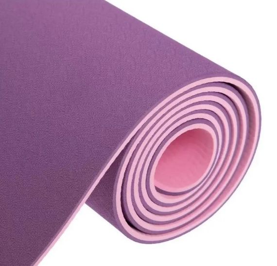 Килимок для йоги та фітнесу Power System PS-4060 TPE Yoga Mat Premium Purple (183х61х0.6) (4060PI-0) | Зображення 9