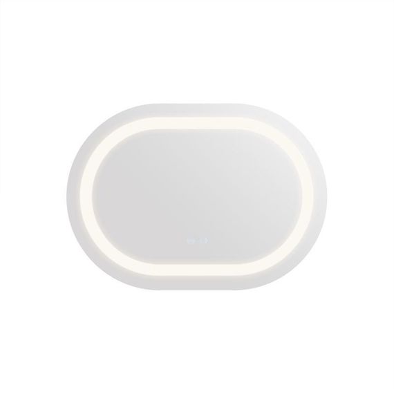Зеркало Qtap Gemini 600х800 с LED-подсветкой Touch, с антизапотеванием, с диммером, рег. темп цвета (3000-6500K) | Зображення 5