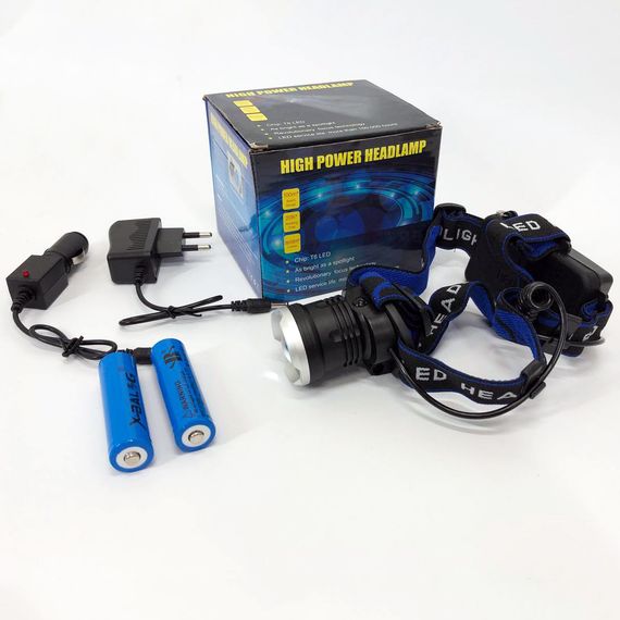 Фонарик на голову с зарядкой Bailong BL-T24-P50, Головной фонарик, KW-392 Налобный фанарь | Зображення 2