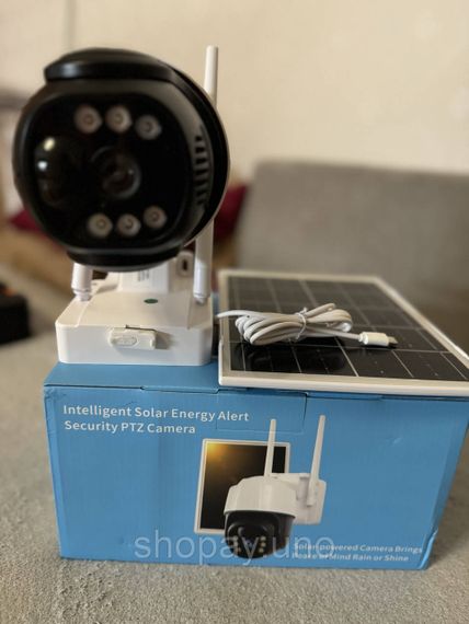 Поворотная погодозащитная солнечная камера безопасности 4G solar cam 1080P | Зображення 8