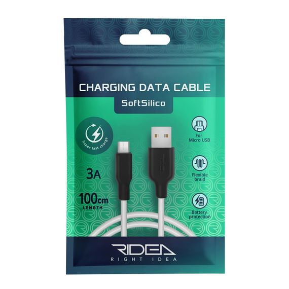 USB Ridea RC-M114 Soft Silico Micro 3A | Зображення 1