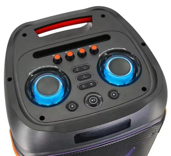 Акустична переносна колонка 60Вт 2 мікрофони XPRO ZXX-5515 (46014-ZXX-5515_6922) | Зображення 4