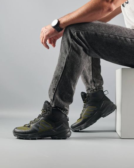 Мужские зимние кроссовки  Terrex Swift R Army Green , Вьетнам  осень  / еврозима 45 29 см | Зображення 1