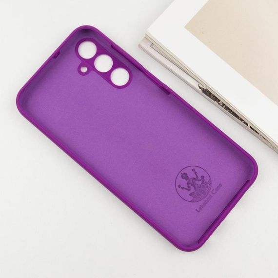 Чехол Silicone Cover Lakshmi Full Camera (AA) для Samsung Galaxy A15 4G/5G / M15 5G Фиолетовый / Purple | Зображення 3