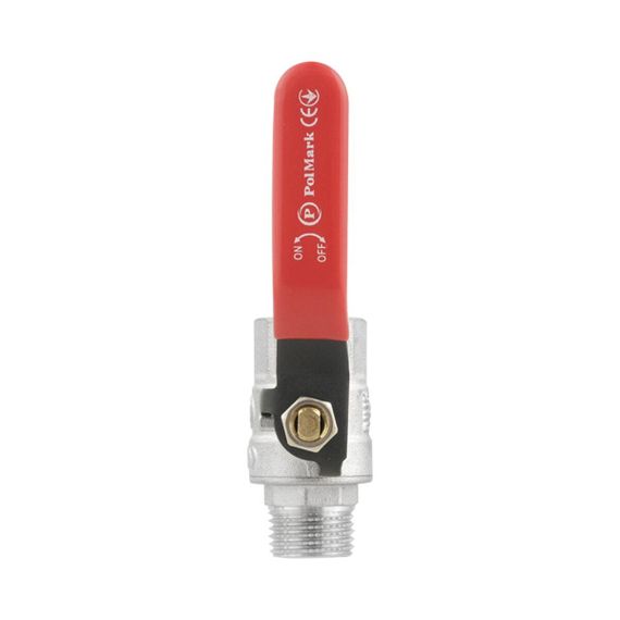 Кран кульовий ВВ, DN15, 1/2", PSVH01, ручка, Polmark STRONG | Зображення 1