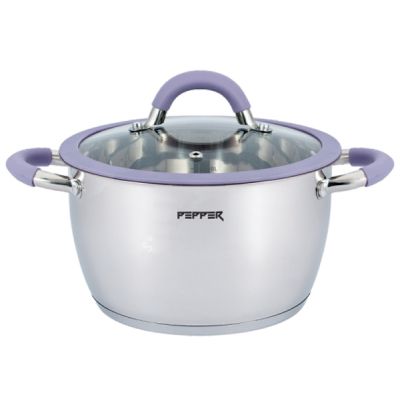 Каструля Pepper Purple Iris Silicone 22 см 4,2 л PR-1109-22 (107796)