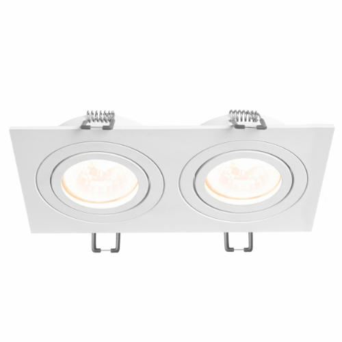 LED Світильник врізний під лампу 2*GU10 білий VL-SPF23S-W Videx | Зображення 3