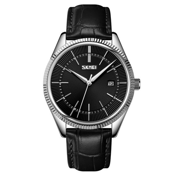 Чоловічий годинник Skmei 9298SIBKBK Silver Black-Black
