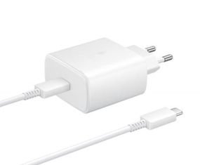 Сетевое зарядное устройство Travel Charger адаптер 1 порт USB-C 45W кабель USB-C 5A Белый