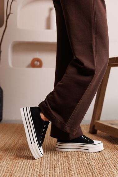 Кеди жіночі 591717 Чорні 36 37 38 39 40 | Зображення 9