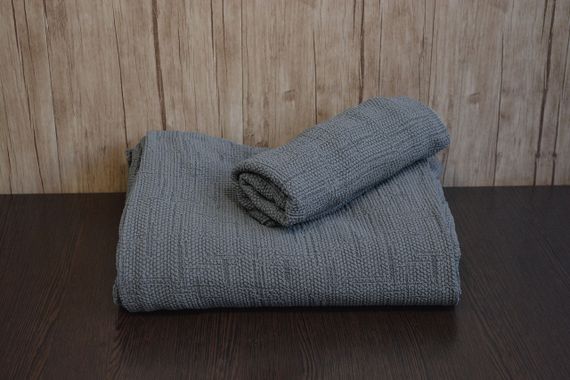 Жаккардовый чехол на угловой диван Kora без юбки Темно-серый | Зображення 1