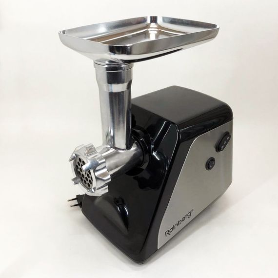 Мясорубка для домашней колбасы Rainberg RB-676 3800W, Мощная мясорубка многофункциональная NL-112 2 скорости | Зображення 4