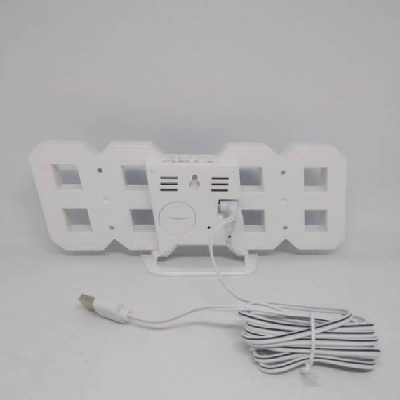 Электронные настольные часы с будильником и термометром LY 1089 Зеленые