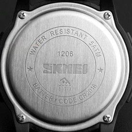 Skmei 1206 Black-White | Зображення 1