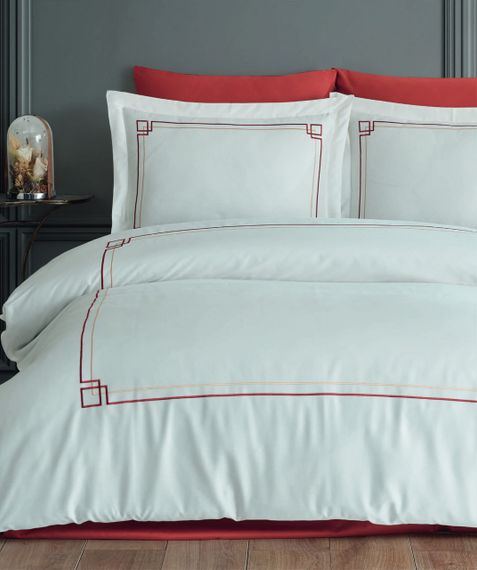 Комплект постільної білизни Maribor Exclusive Satin  200х220 см Poem Kiremit