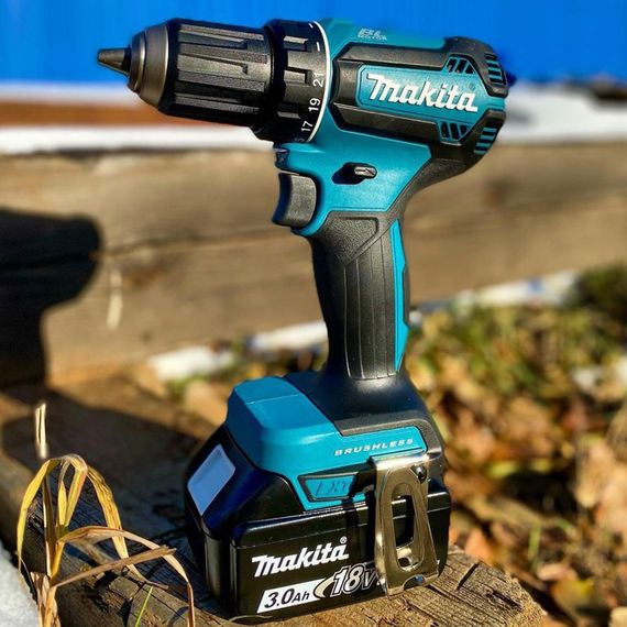 Шуруповерт аккумуляторный Makita DDF485FYX3 (50 Нм, 1.5-13 мм, BL, LXT) | Зображення 7