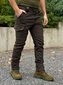 Штани Soft Shell посилені Olive Viking ✅