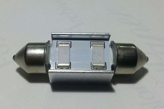 Светодиодная CANBUS автолампа  FT10 (36-38mm)(150 Lm) с "обманкой" Samsung LED chip SMD2323 | Зображення 1