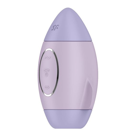 Вакуумний стимулятор з вібрацією Satisfyer Mission Control Violet, 2 незалежні мотори | Зображення 3