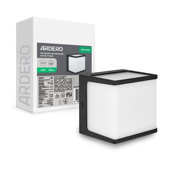 Архитектурный светодиодный накладной светильник Ardero DH0171ARD CUBE 10 Вт, 3000 К, черный