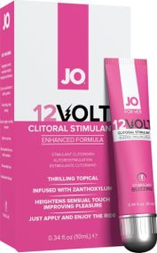 Возбуждающий гель для клитора JO 12VOLT (10 мл) с эффектом пульсации и разогрева Sex Aura