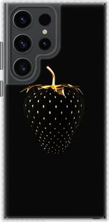 Чохол на Samsung Galaxy S23 Ultra Чорна полуниця "3585pc-2906-24368"