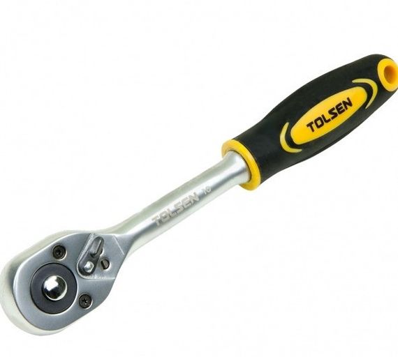 Ключ трещітка ПРОФІ з храповим механізмом 3/8" TOLSEN 15119