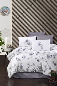 Постельное белье First Choice Ranforce 160 х 220 см семейное Rosemary