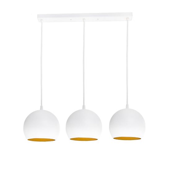 Люстра (світильник підвісний) Bowl С1504503 Білий, Золото, Atmolight