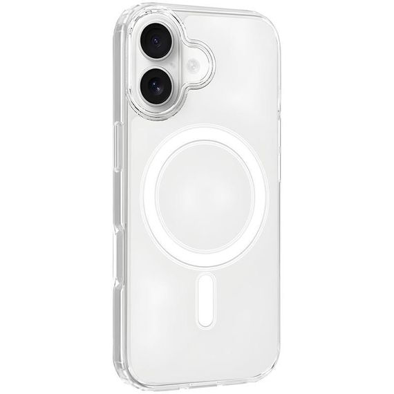 Чехол TPU Clear Case with MagSafe для Apple iPhone 16 (6.1") Clear